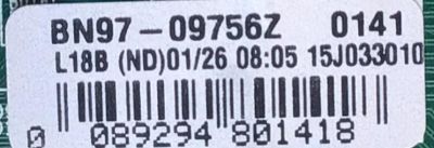KIT DE TARJETAS PARA TV SAMSUNG / MAIN BN94-09064A / BN97-09756Z / BN41-02245A / FUENTE BN4400772A / BN44-00772A / L50HF_EHS / T-CON 55.50T26.C12 / 5550T26C12 / T500HVN09.3 CTRL BD / PANEL CY-DH050CSA-B2-BB01 / MODELO UN50J6200 / UN50J6200FXZA DH03 - Imagen 4